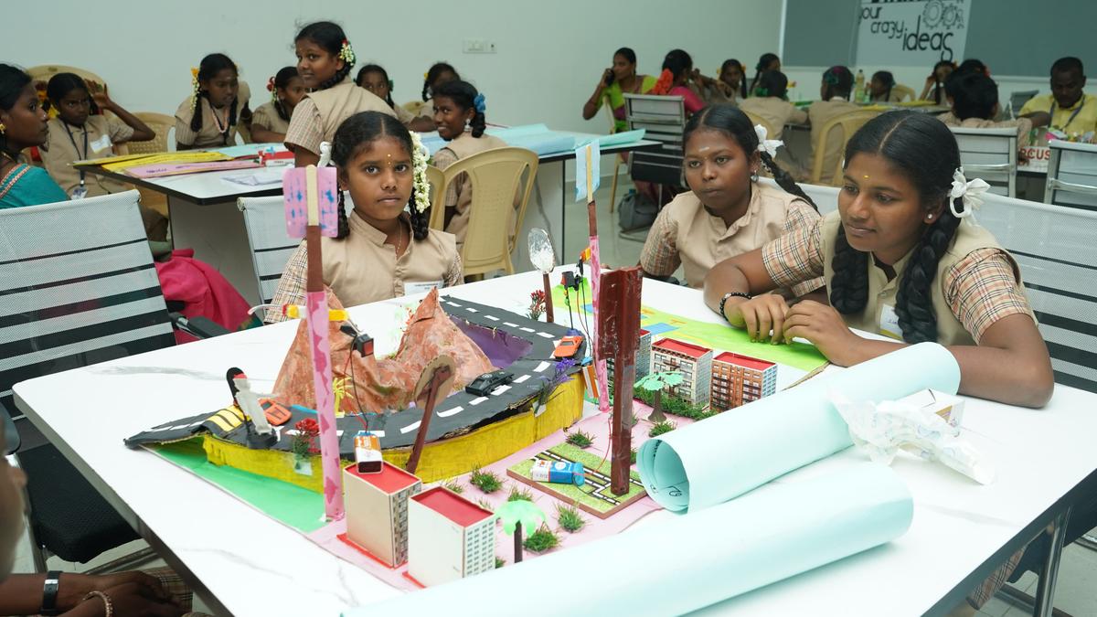 300 govt. school students get practical lessons in entrepreneurship Nagapattinam