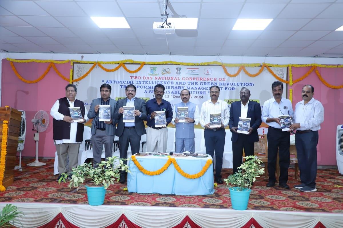 Dignitaries at the conference held in G.T.N. Arts College, Dindigul.