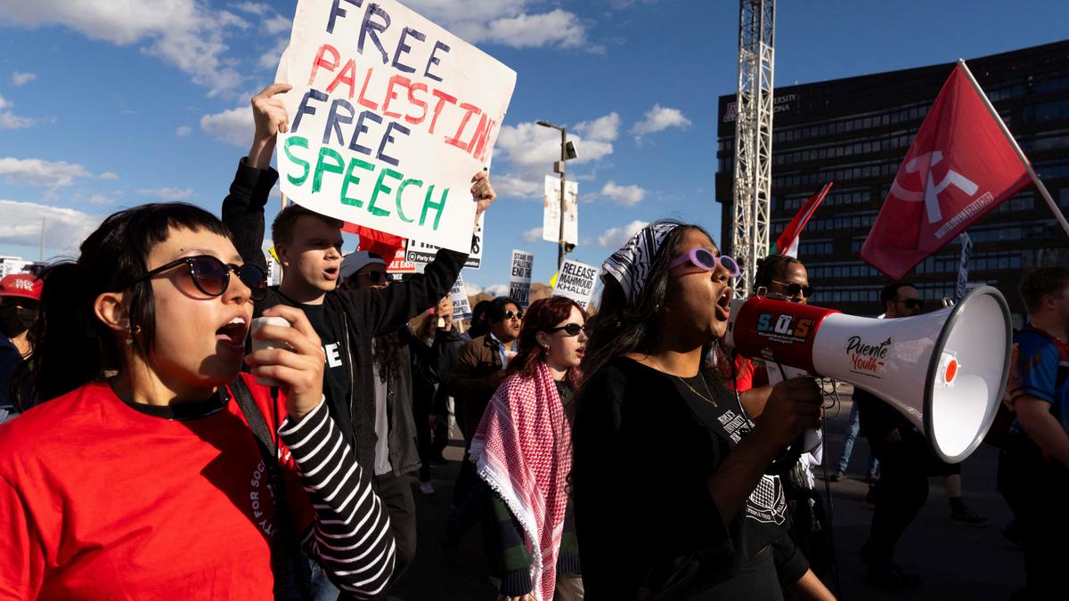 Pro-Palestinian student and permanent U.S. resident sues to halt deportation