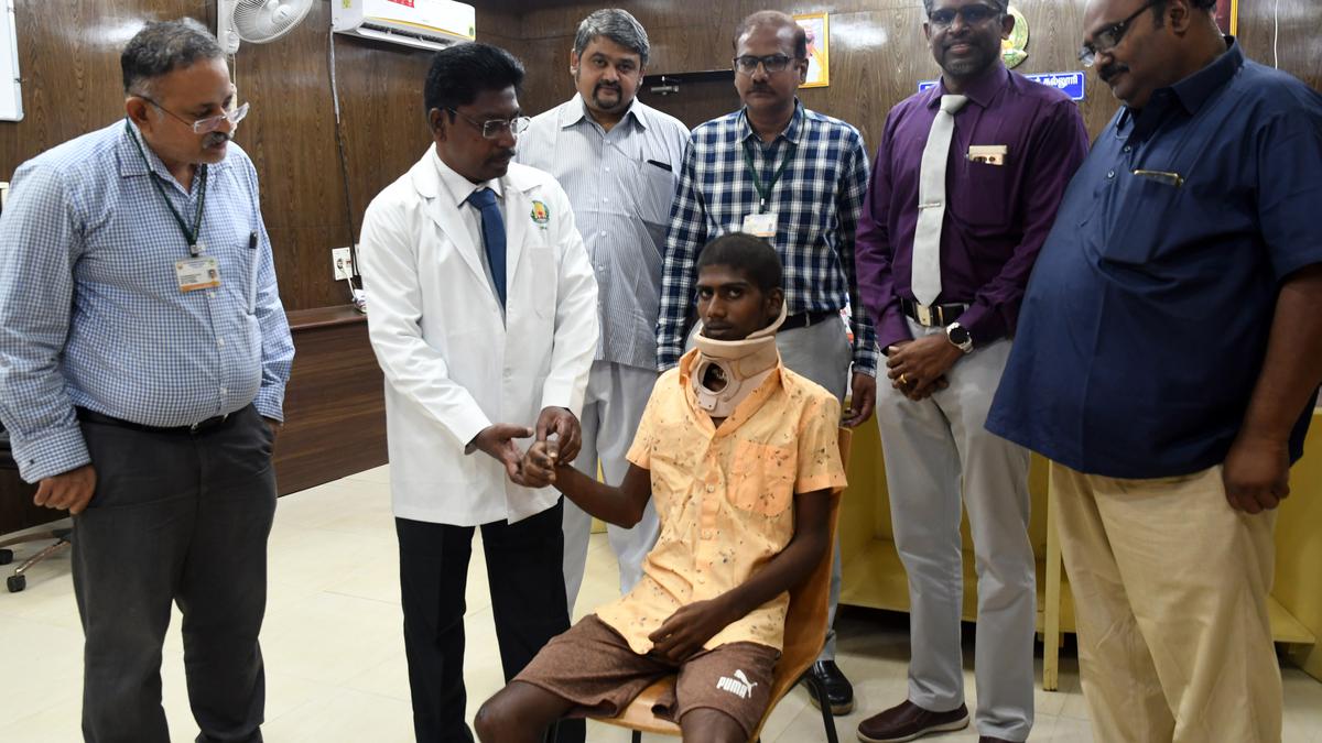 Thoothukudi doctors rectify grave spinal injury; make paralysed youth walk