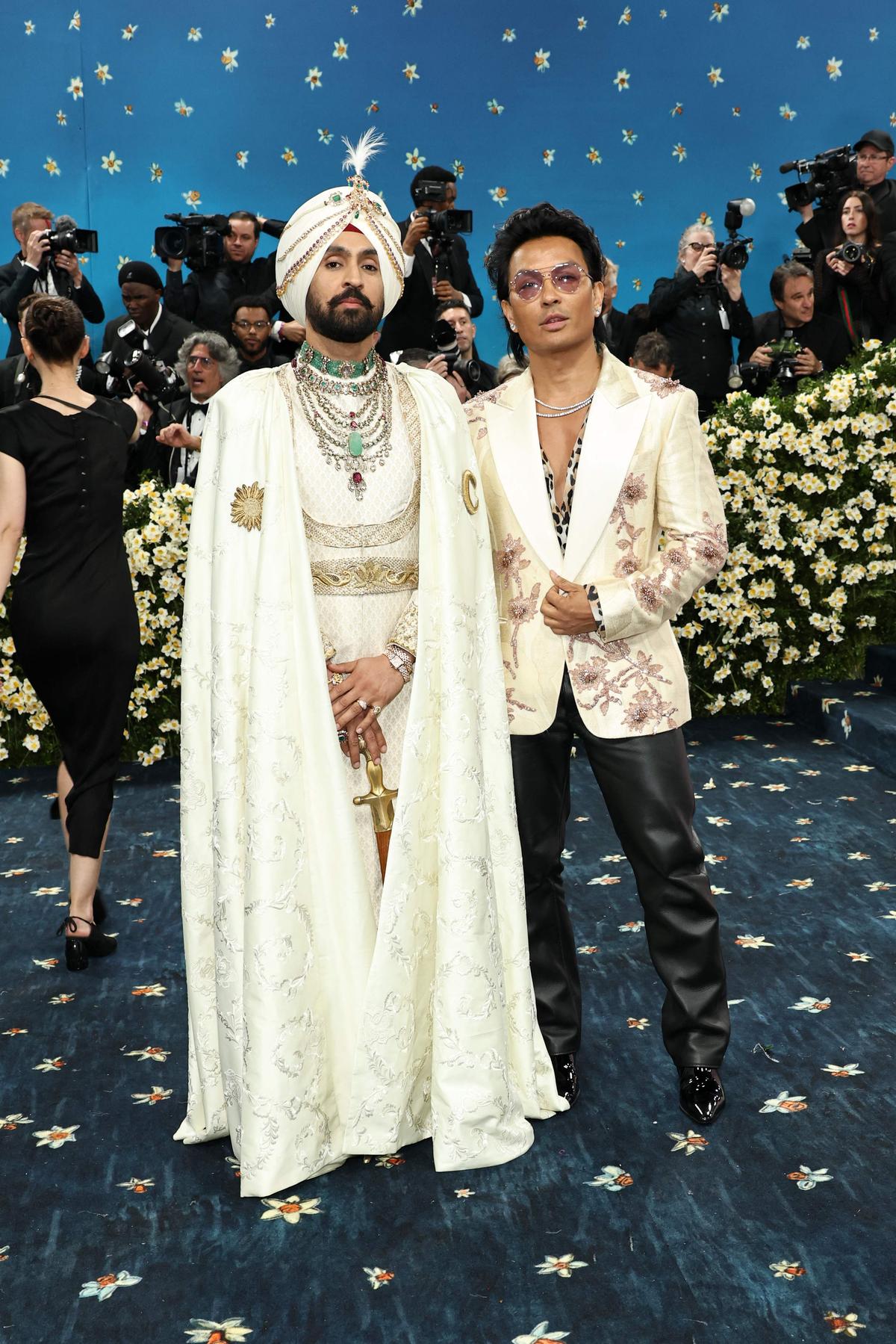Diljit Dosanjh and Prabal Gurung attend the 2025 Met Gala Celebrating “Superfine: Tailoring Black Style” at Metropolitan Museum of Art on May 05, 2025 in New York City. Diljit Dosanjh and Prabal Gurung attend the 2025 Met Gala Celebrating “Superfine: Tailoring Black Style” at Metropolitan Museum of Art on May 05, 2025 in New York City.