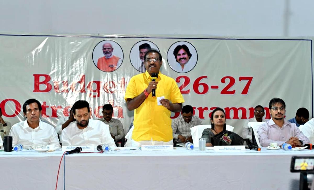 thehindu.com - The Hindu Bureau - Minister outlines government's budget priorities in Kurnool