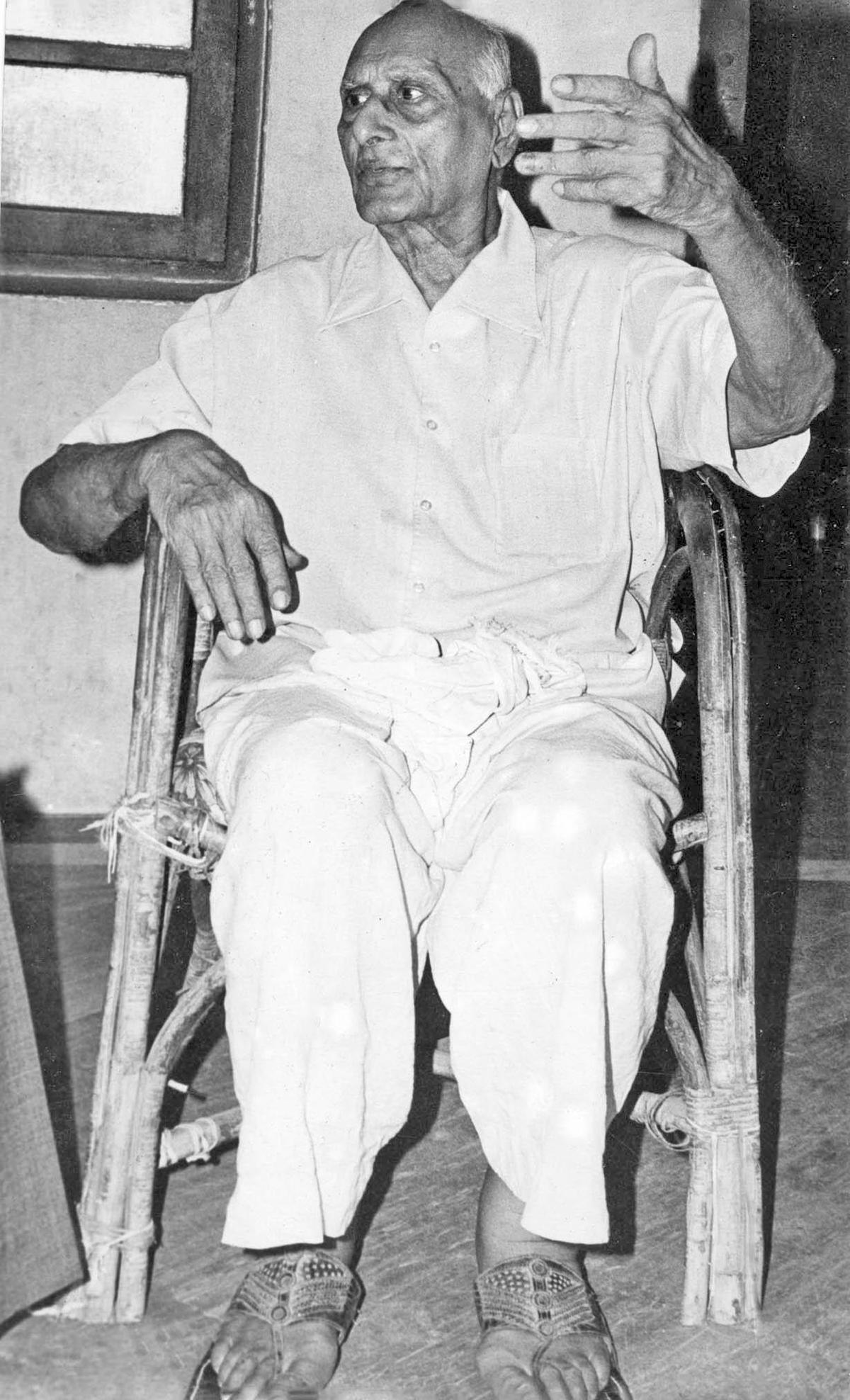 Cotah Ramaswami during an interview on September 25, 1984 Cotah Ramaswami during an interview on September 25, 1984