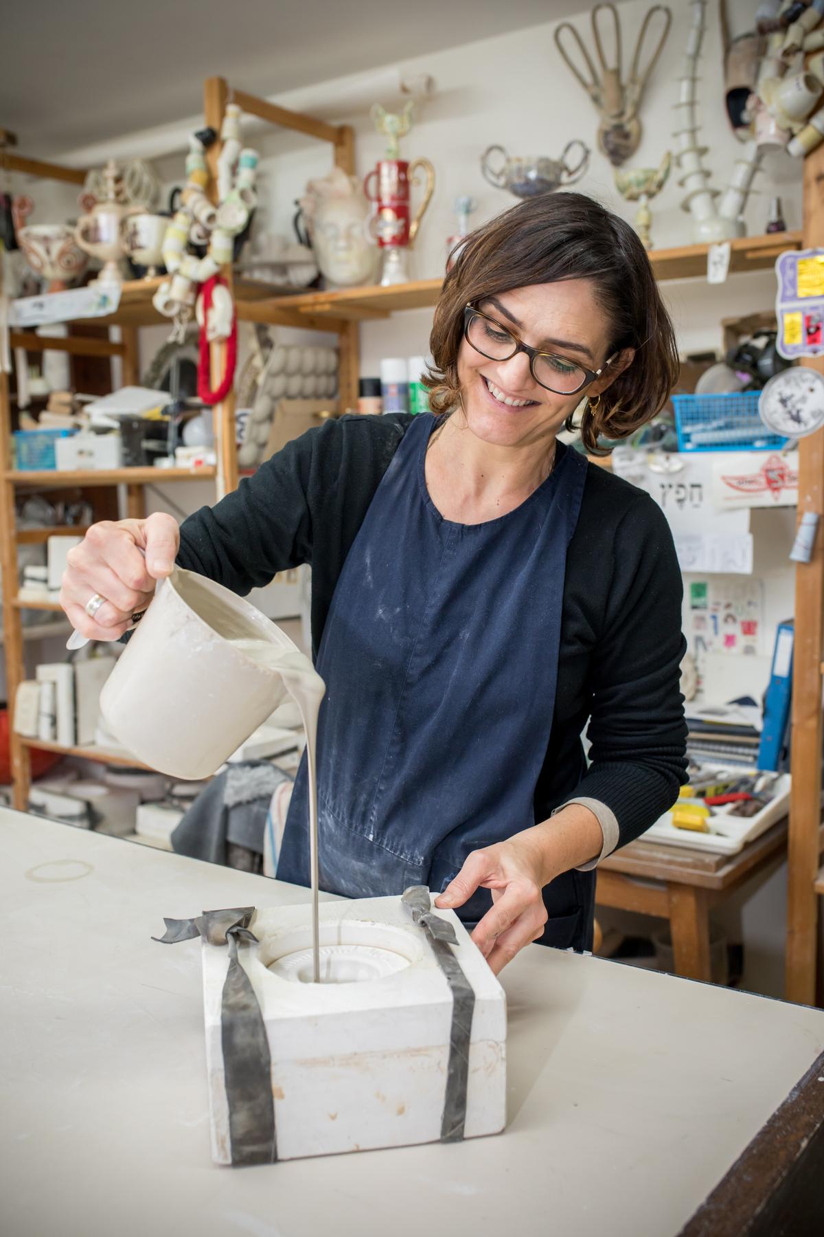 Israeli ceramics artist Efrat Eyal. 