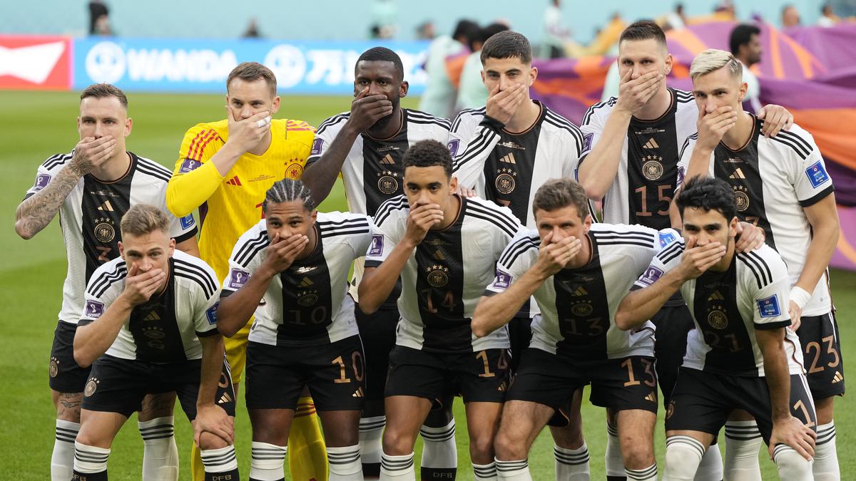 FIFA World Cup | Germany players cover mouths in protest before game against Japan