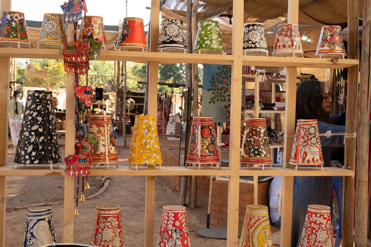 Pastoral art bazaar.