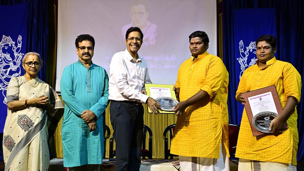 Nadaswaram exponents Desur Brothers honoured