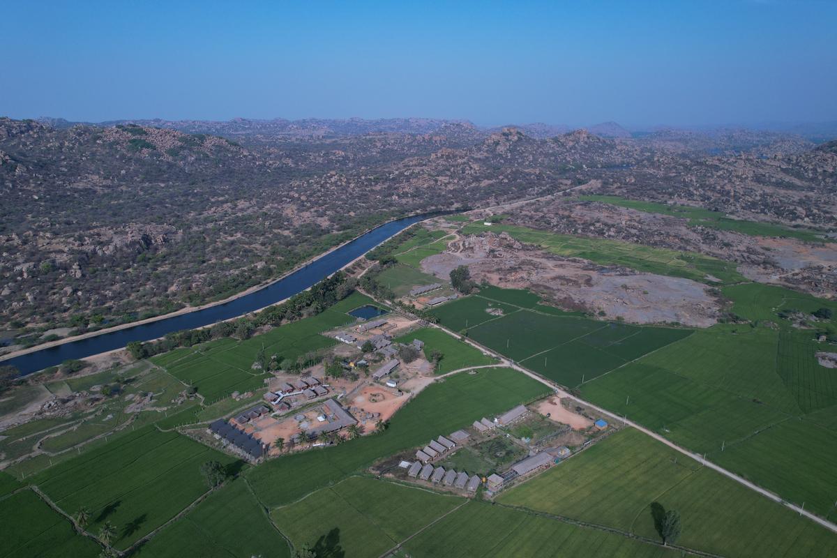 Resorts in the vicinity of the UNSECO World Heritage Site of Hampi. 