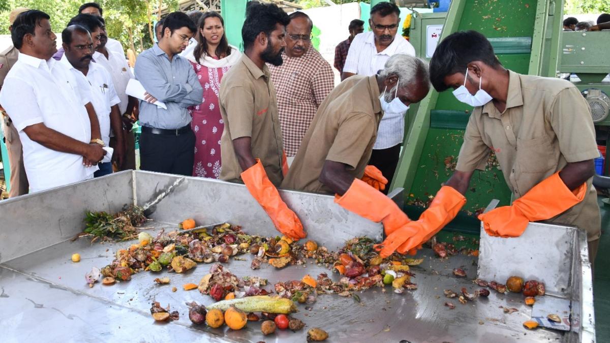 Inauguran parque de gestión integrada de residuos en Perur, Coimbatore