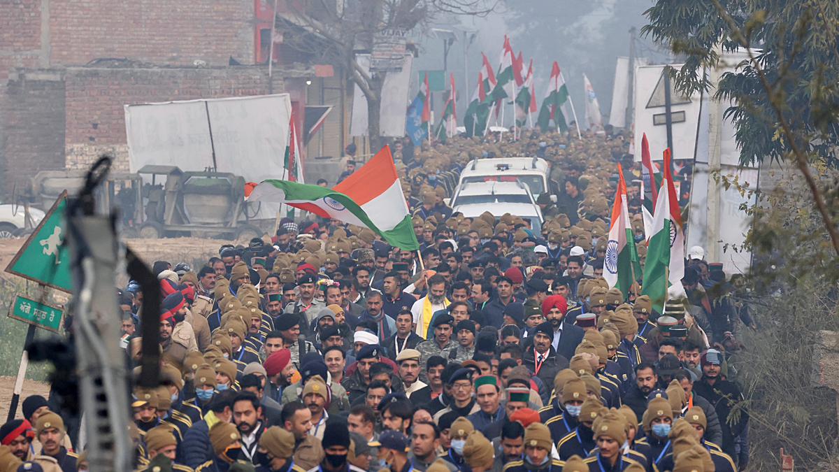 Rahul Gandhi-led 'Bharat Jodo Yatra' enters Himachal