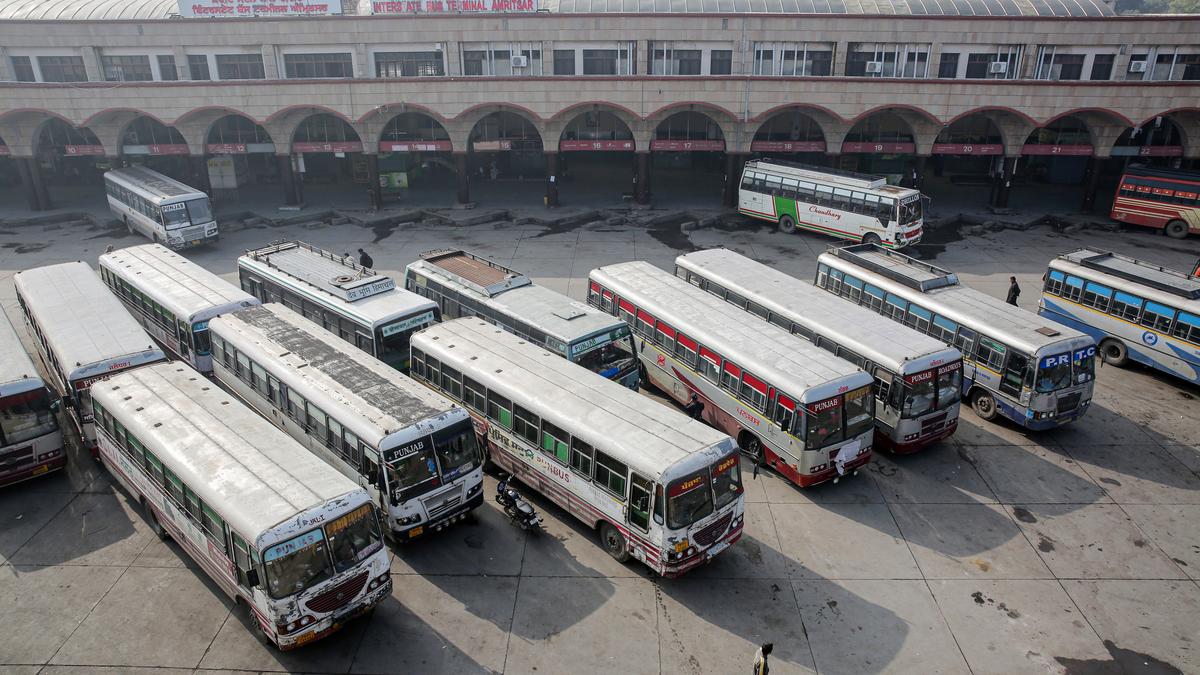 Contractual employees of Punjab Roadways, PRTC begin three-day strike; bus services hit