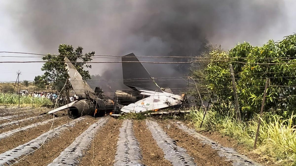 Two pilots injured as trainer aircraft crashes in MP's Guna