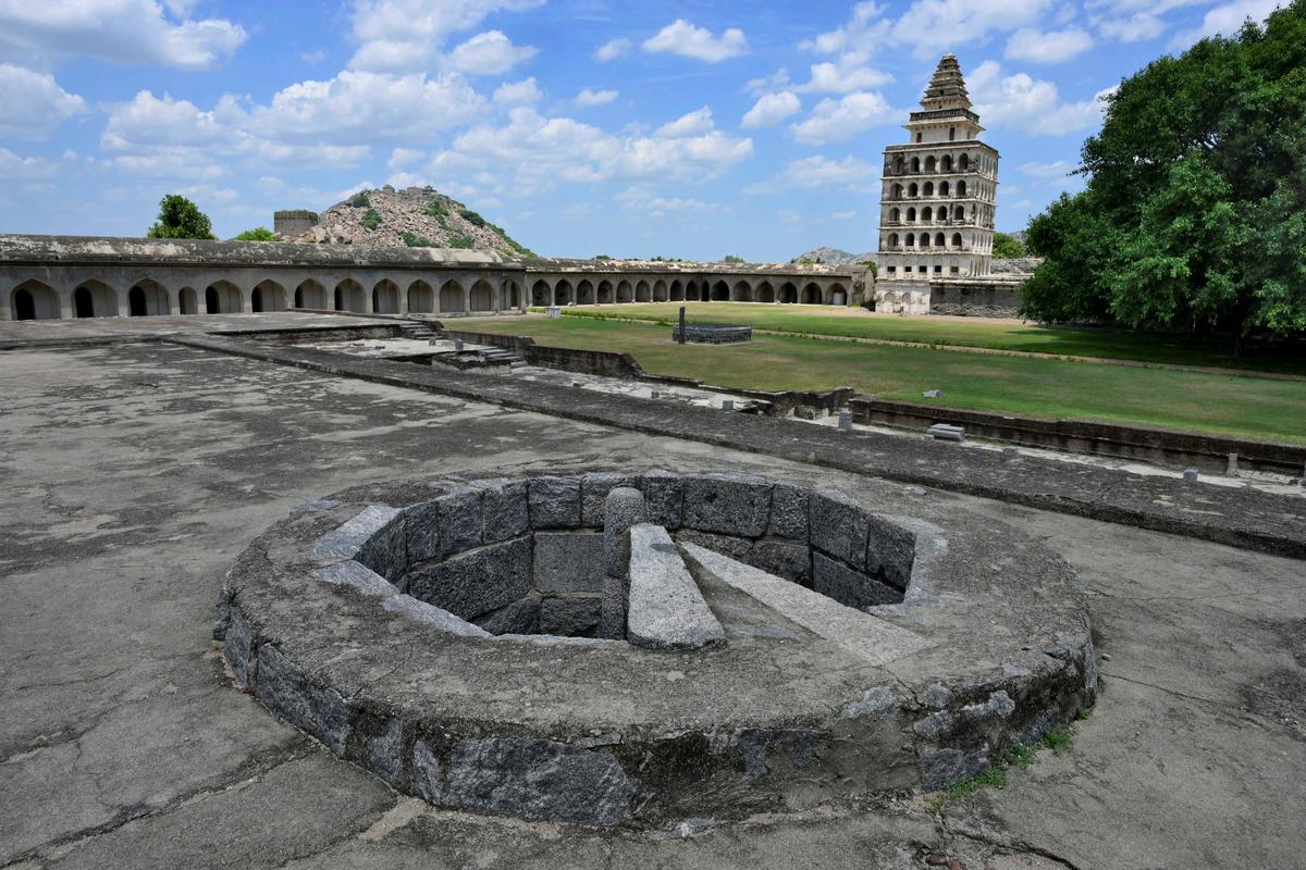 A view of the durbar hall and Kalyana Mahal at Gingee Fort