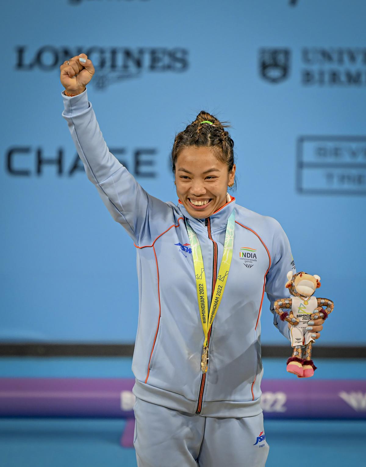 Weightlifter Mirabai Chanu.