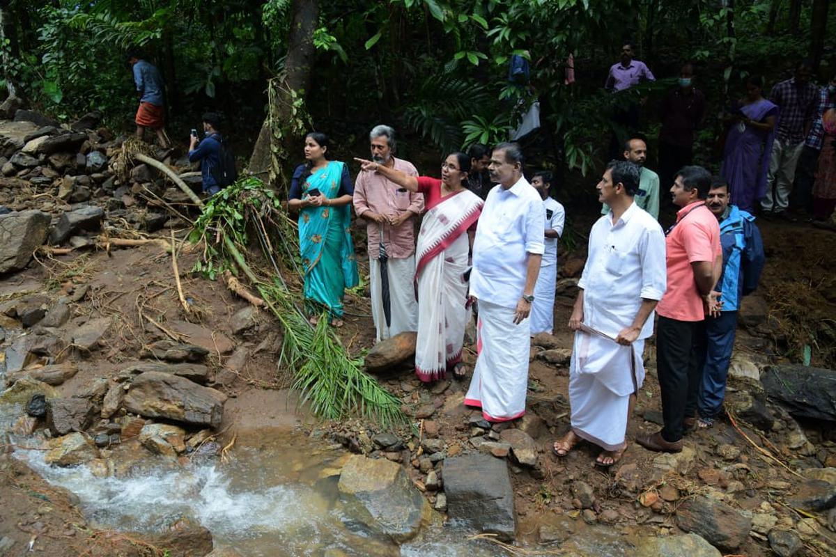 KK Selja visits disaster affected area in the state