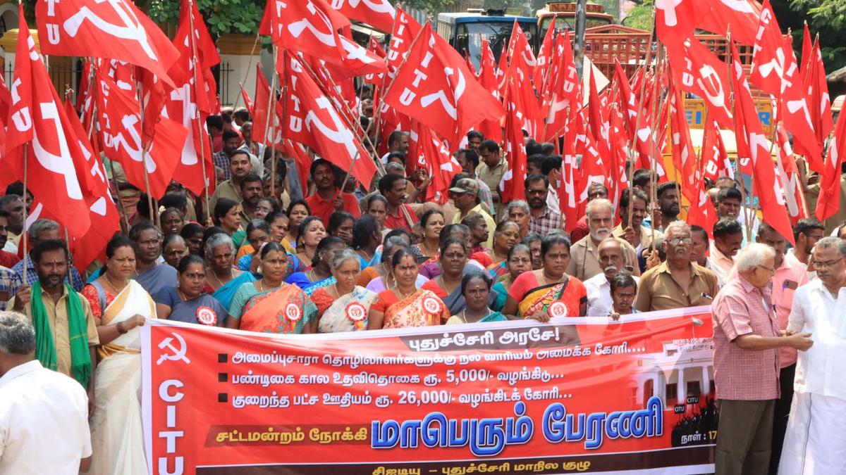 CITU members demand allocation of funds for welfare board of unorganised sector workers