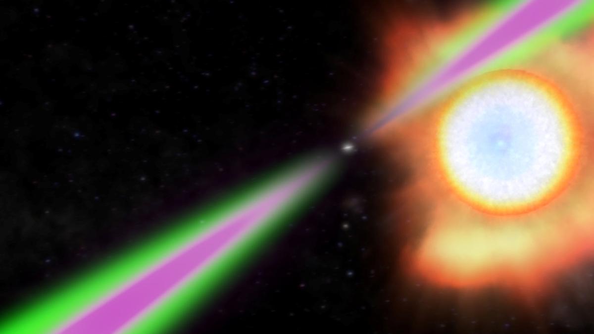 Cosmic ‘speed camera’ reveals staggering speed of neutron star jets