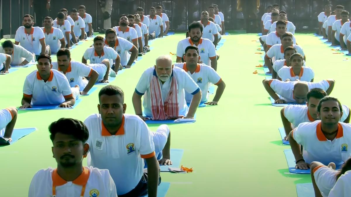 Yoga marks beginning of inner peace becoming global policy: PM Modi