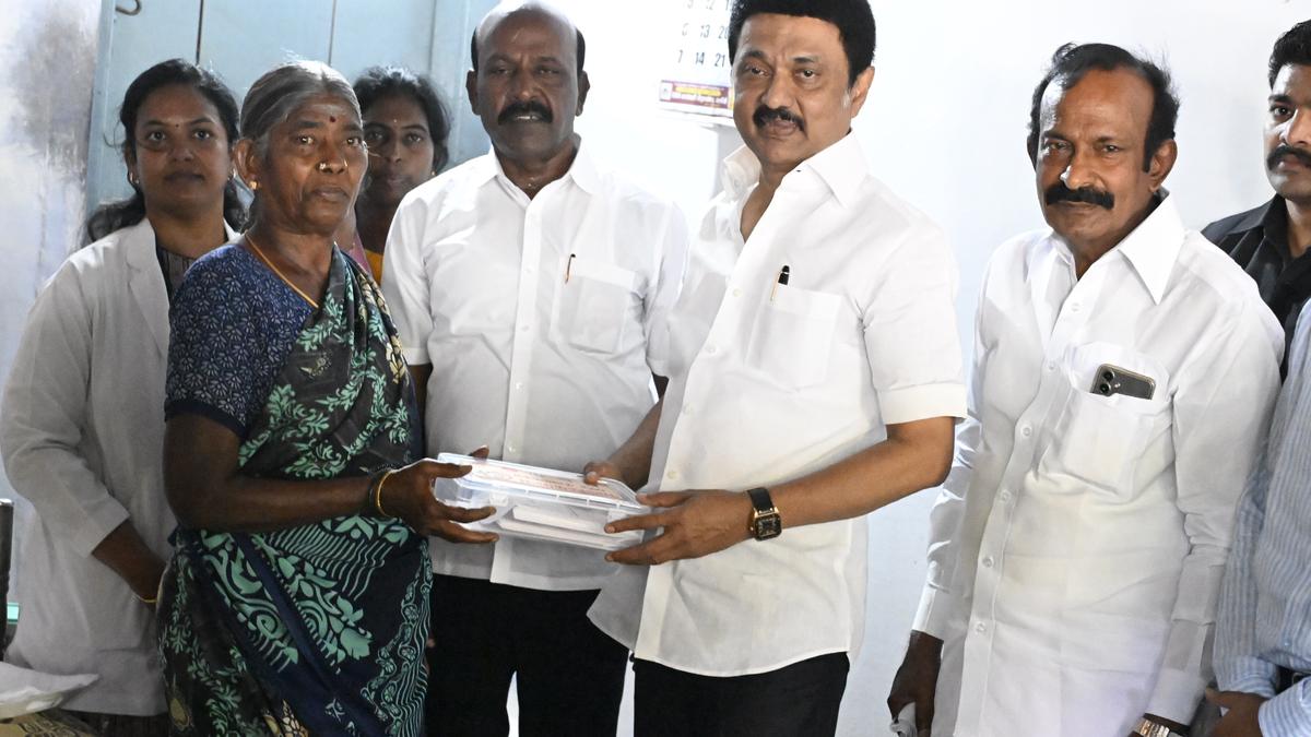 Health scheme coverage crosses two crore; CM hands over kit to milestone beneficiary