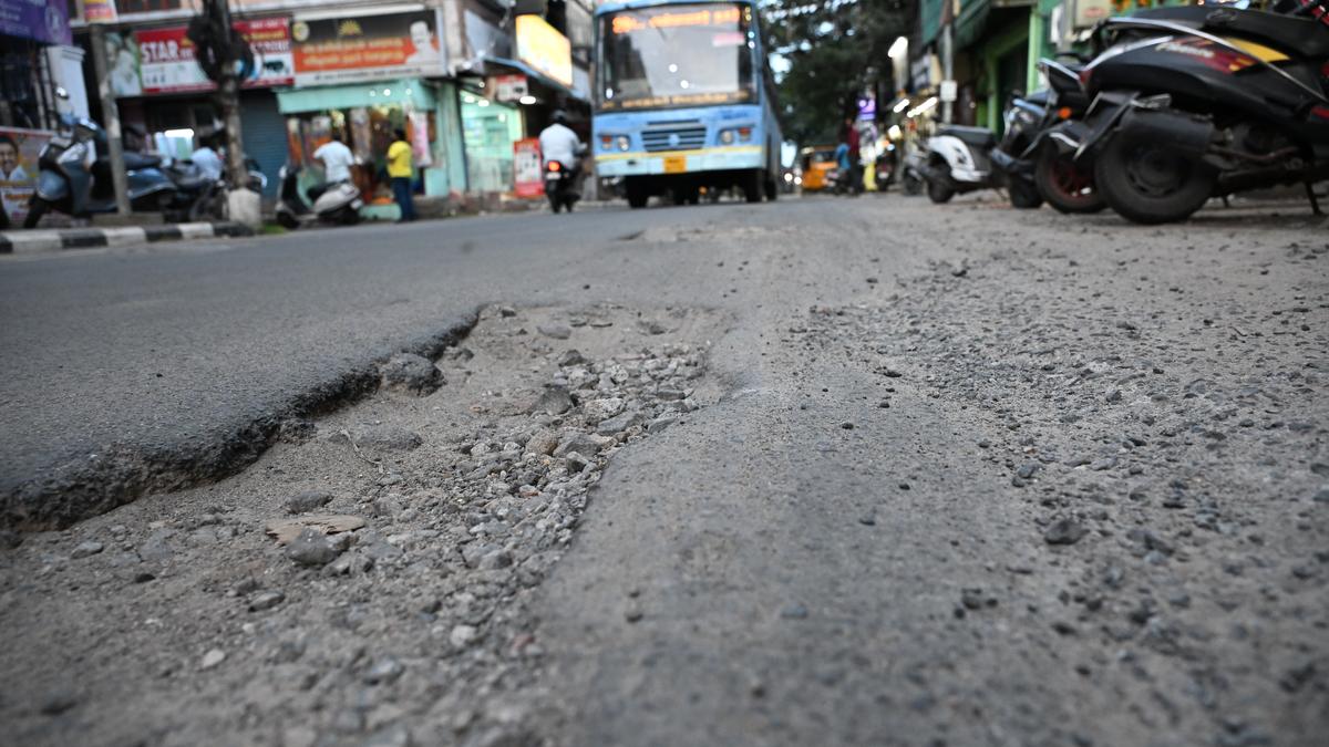 Ward councillors in Chennai complain of shortage of road workers to fix potholes
