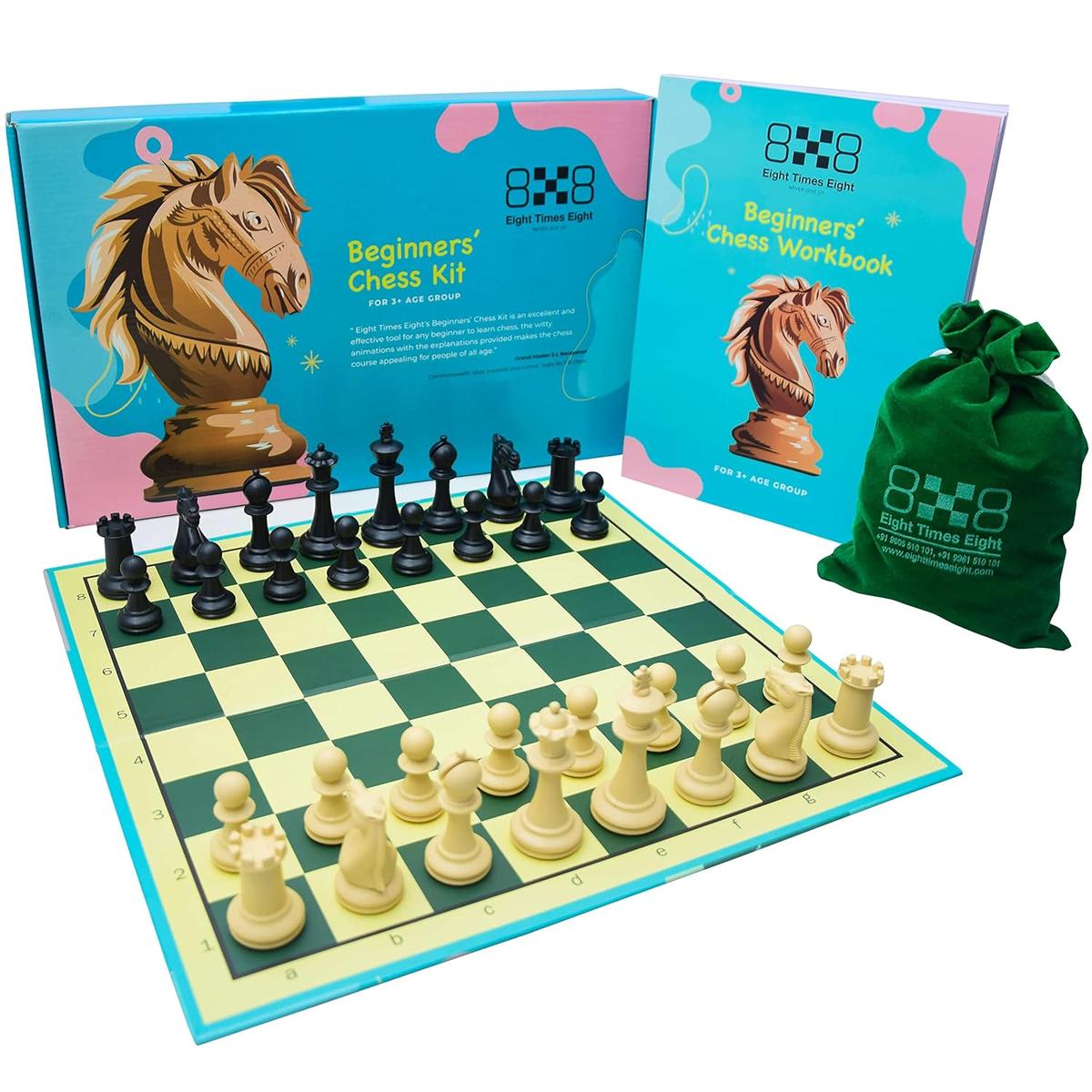 A beginner’s chess kit by Eight Times Eight