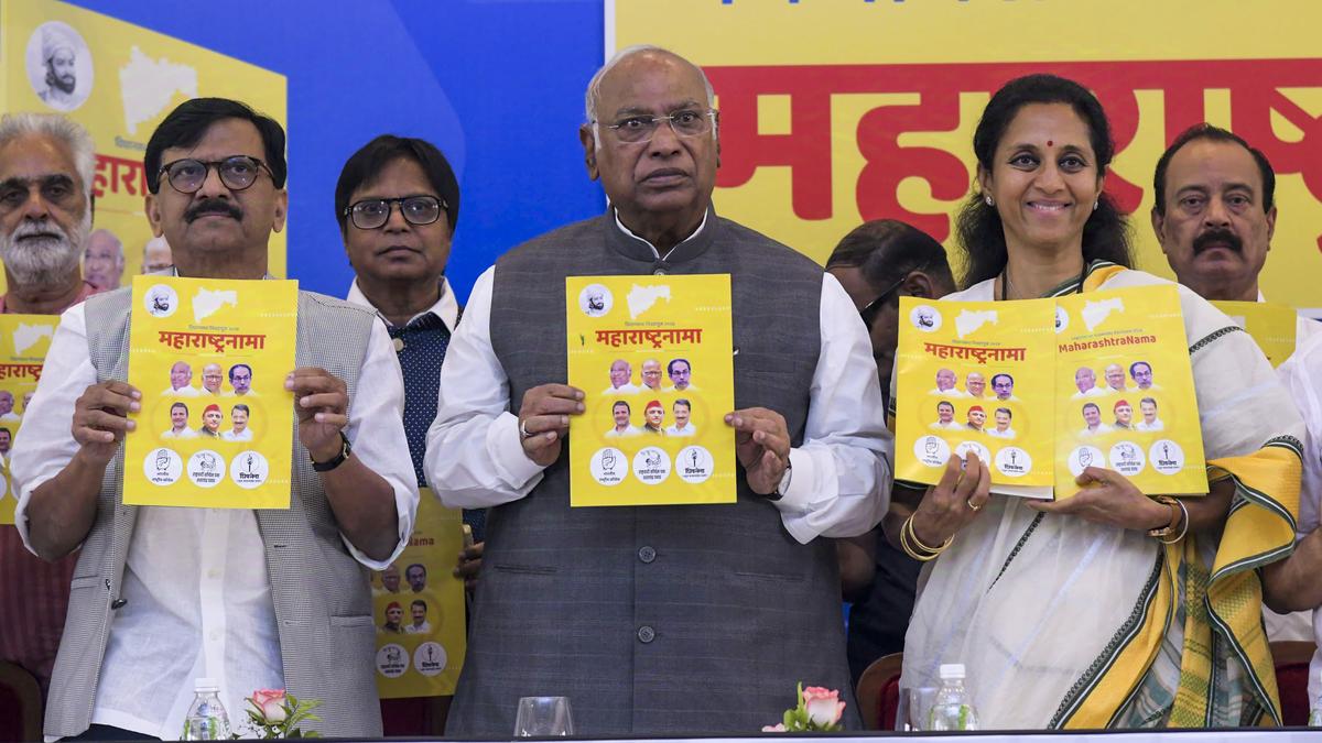 MVA manifesto promises caste census, ₹3000 for women in Maharashtra, says Congress leader Kharge