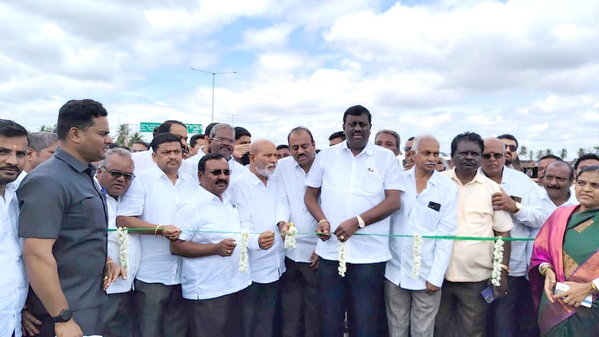 Flyover inaugurated on NH-50 between Hosalli and Hitnal