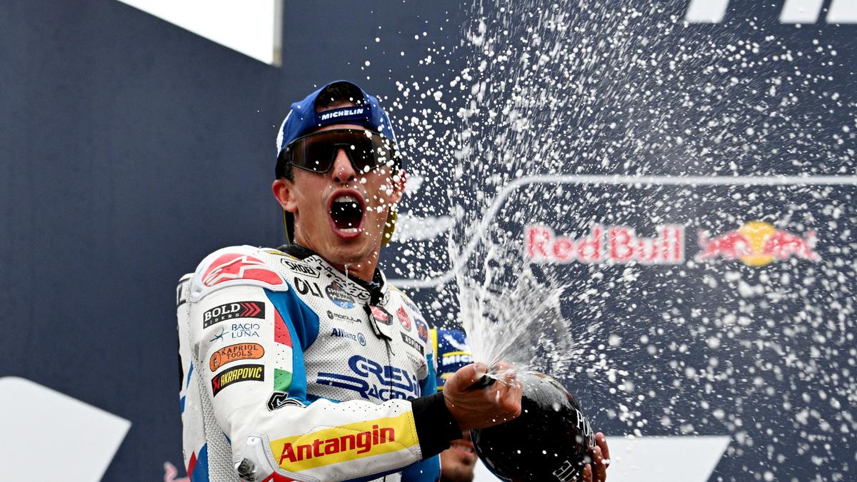 Marc Marquez wins rain-hit San Marino Grand Prix after Jorge Martin's gamble backfires