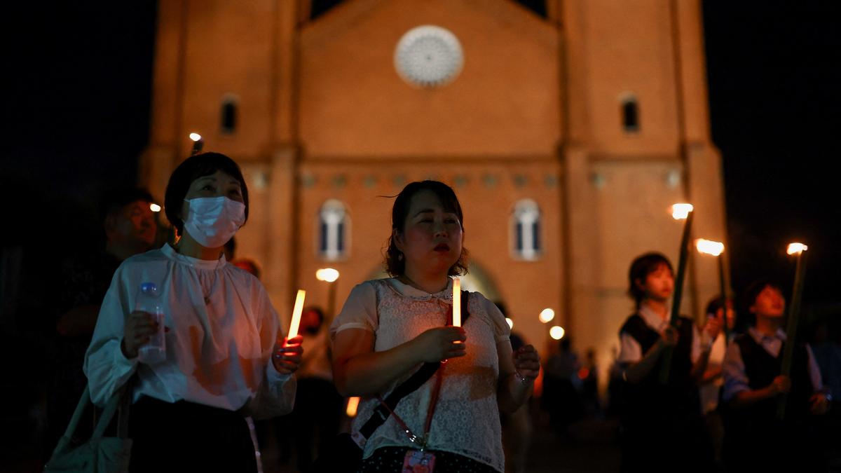 Restored Nagasaki bell rings in 80 years since A-bomb