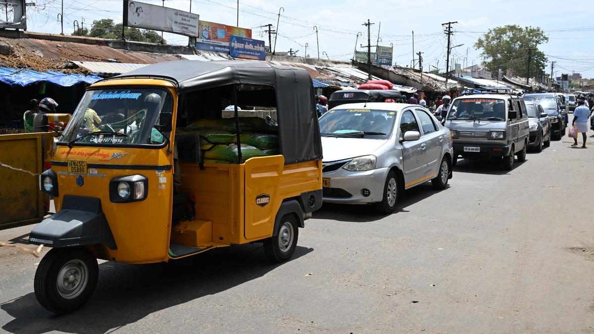 Traffic congestion remains a major concern at Gandhi Market in Tiruchi