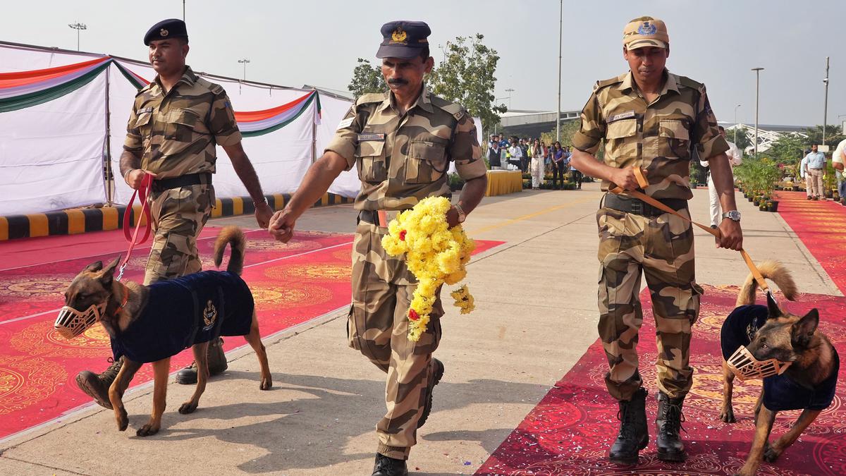 Belgian Malinois inducted into canine squad of CISF at Mangaluru International Airport