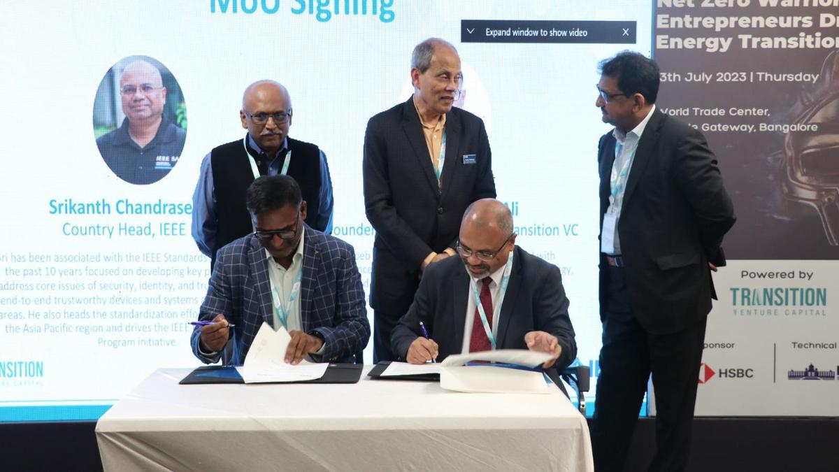 Transition VC and IEEE sign MoU to launch ‘Net Zero Warriors’