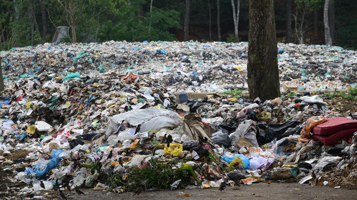 Garbage dumped in Yercaud to be processed through biomining
