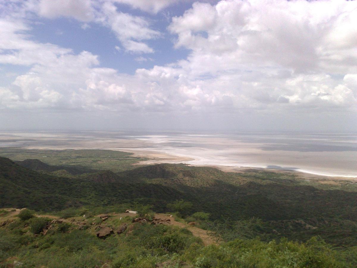 White salt desert at Rann of Kutch