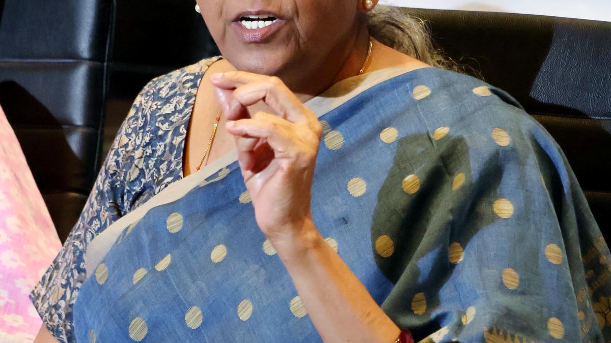 T.N. government should approach Finance Commission if it wants a higher allocation from taxes, says Nirmala Sitharaman