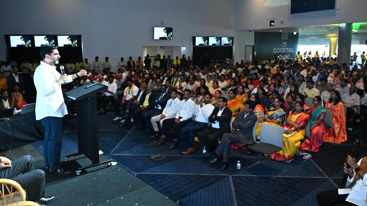 IT Minister Lokesh exhorts Telugu diaspora in Australia to join efforts to rebuild Andhra Pradesh