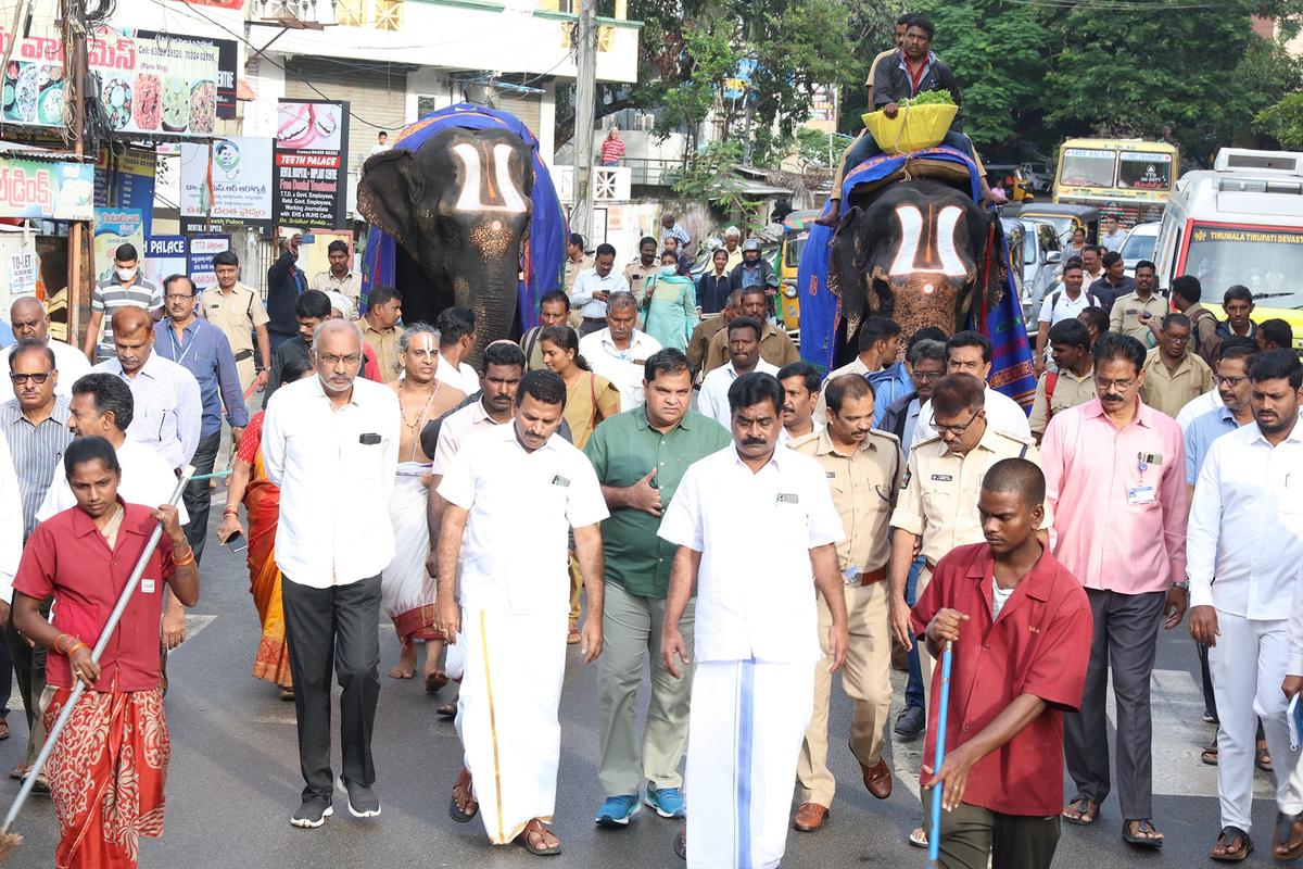 Trial run held for Tiruchanur ‘Panchami Theertham Saare’