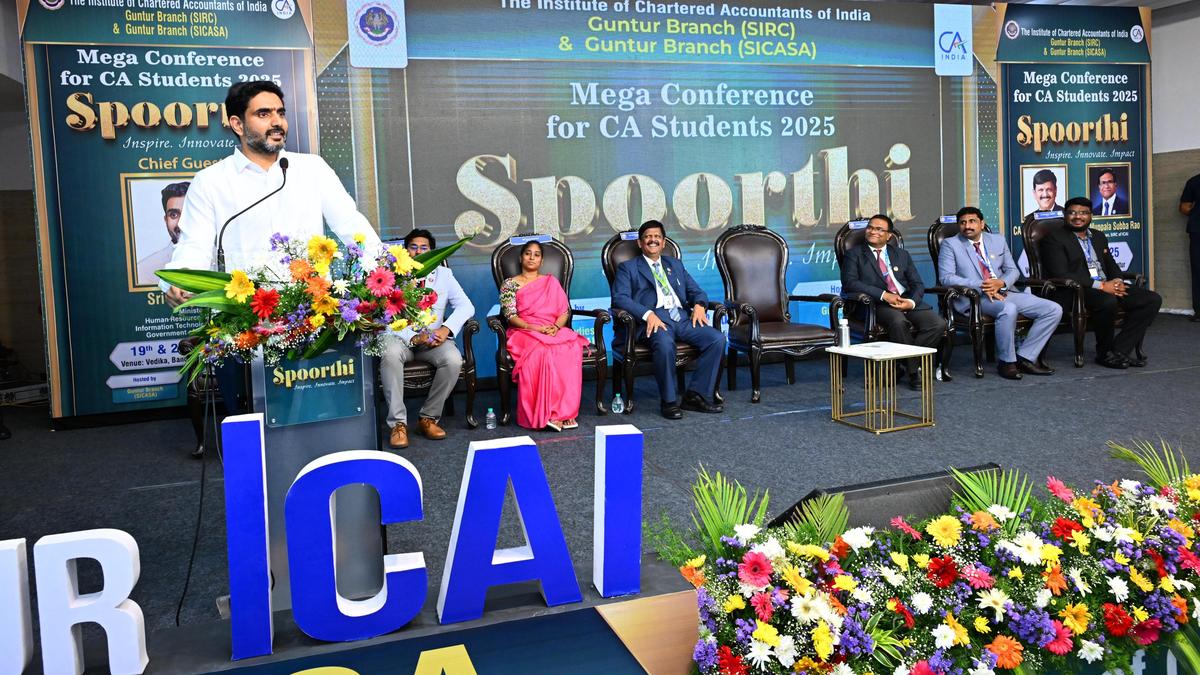 Lokesh tells CAs to be acquainted and updated with their subject