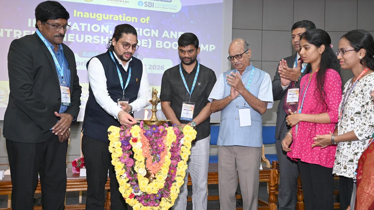 Five-day bootcamp begins at JNNCE in Shivamogga