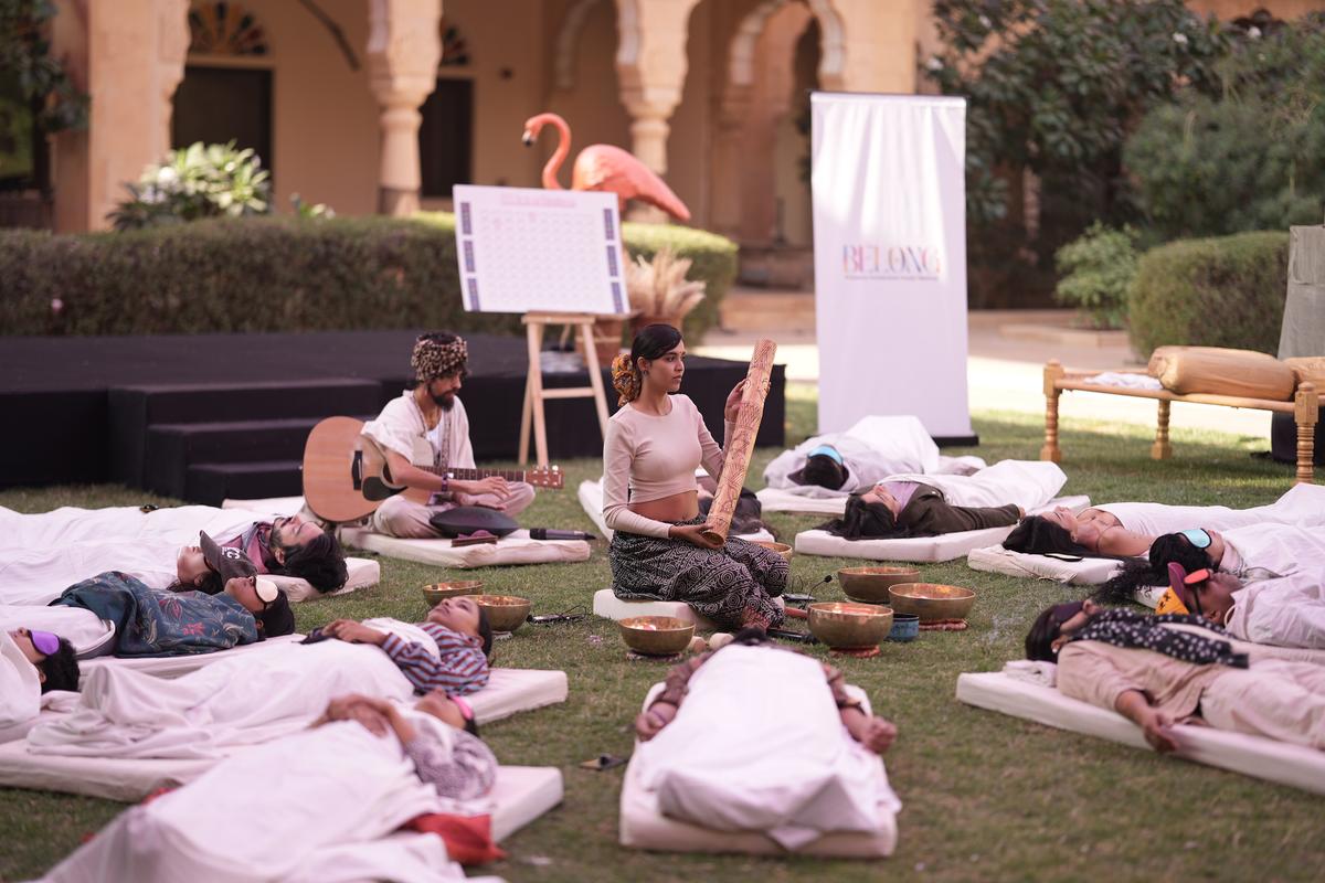 Session in progress at Belong Festival