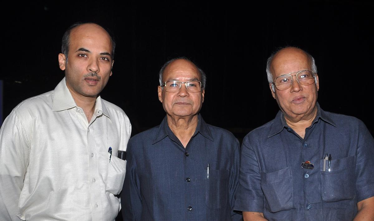 File: On January 22, 2011, Soraj Barjati, Tarchand Barjati and Kamal Kumar Barjati in Mumbai.