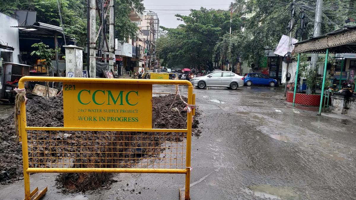 Suez 24/7 water supply project faces setbacks in Coimbatore, residents demand swift action