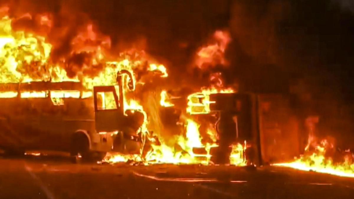 Woman and infant feared dead in Markapuram bus accident