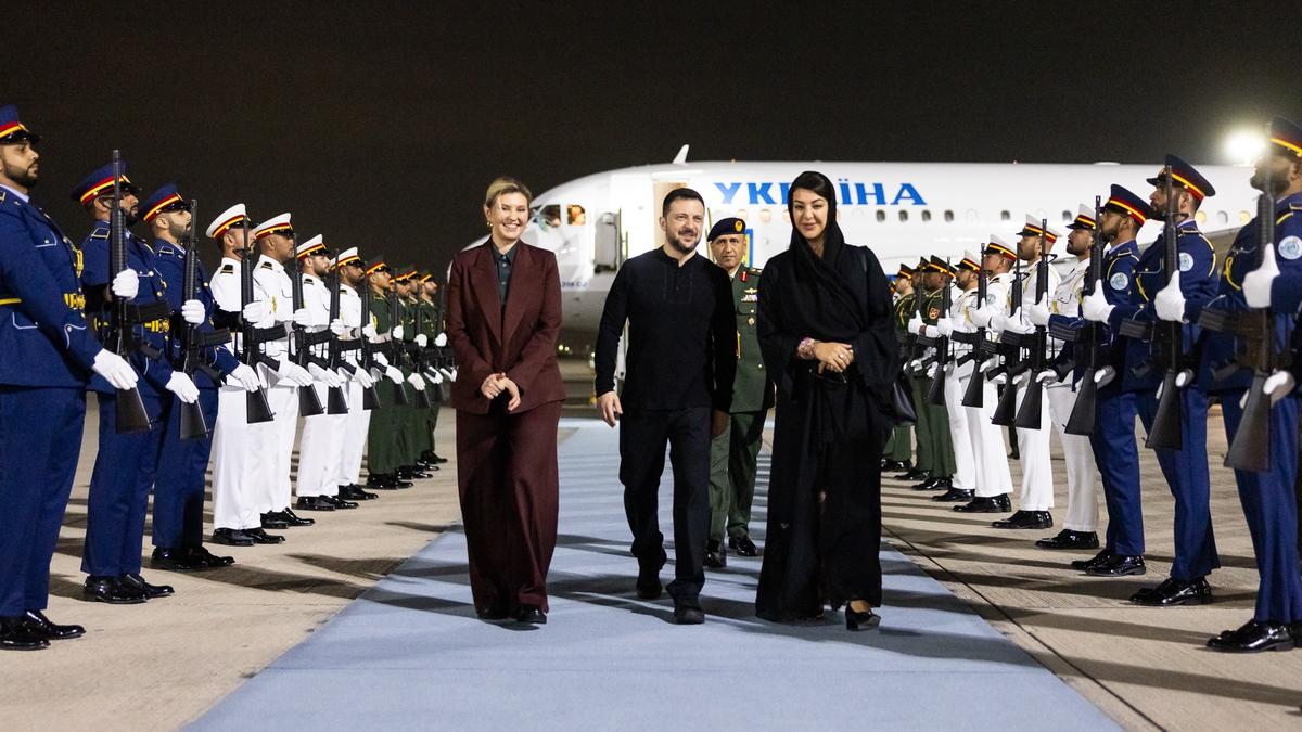 Ukraine’s President Zelenskyy visits UAE as momentum grows for war peace talks