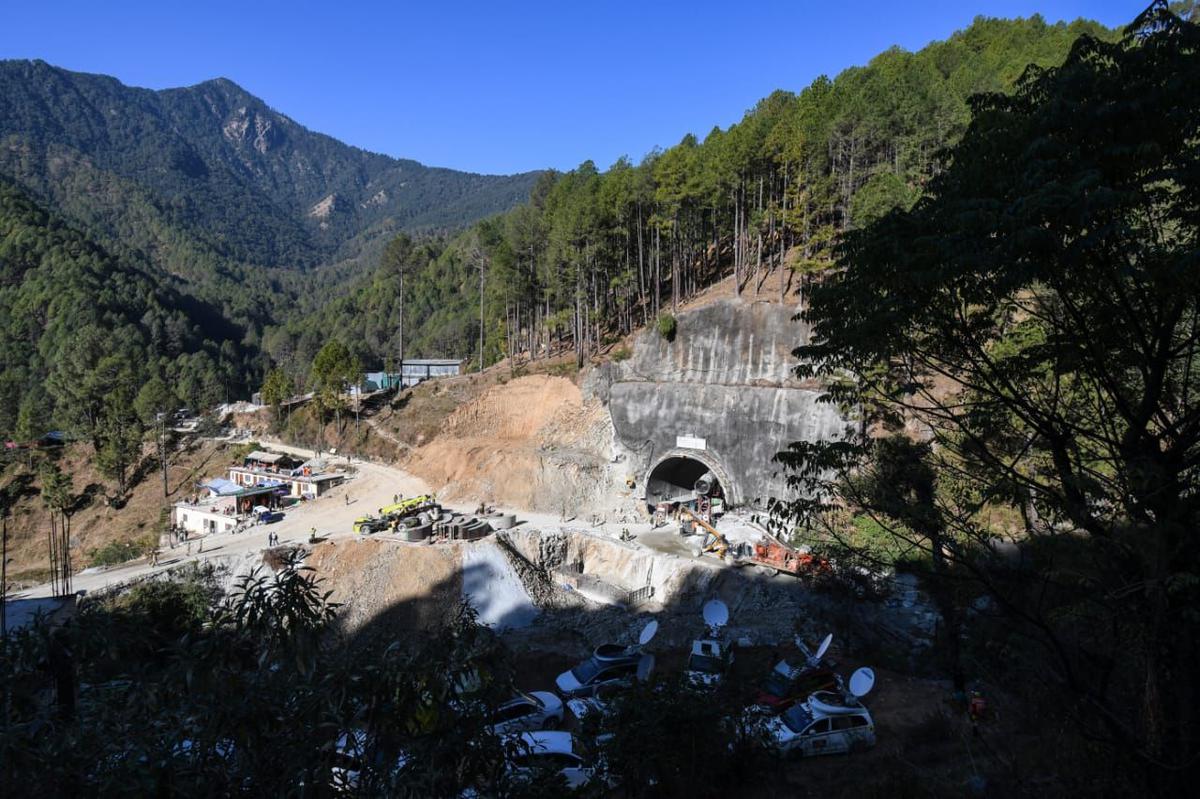 Uttarkashi Tunnel Collapse Bro Building Road To Top Of Hill To Start