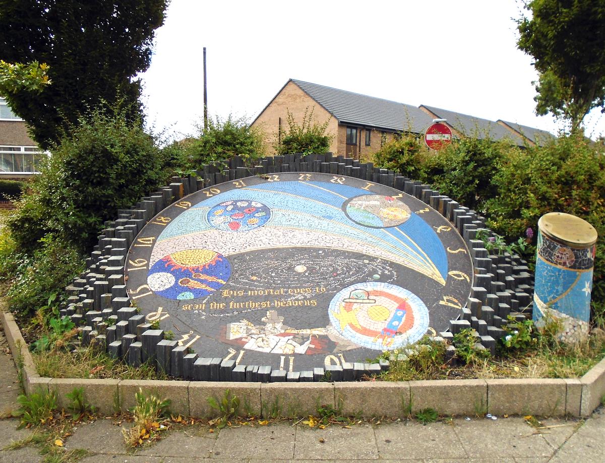 A Jeremiah Horrocks memorial at Garston. Notice that it includes a line from one of his poems about the telescope. 