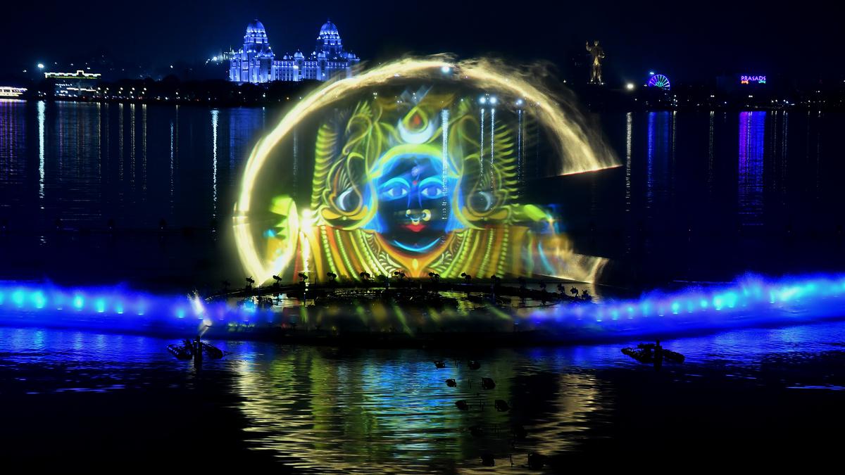 Multimedia laser light & sound show on Hyderabad’s Hussainsagar Lake launched