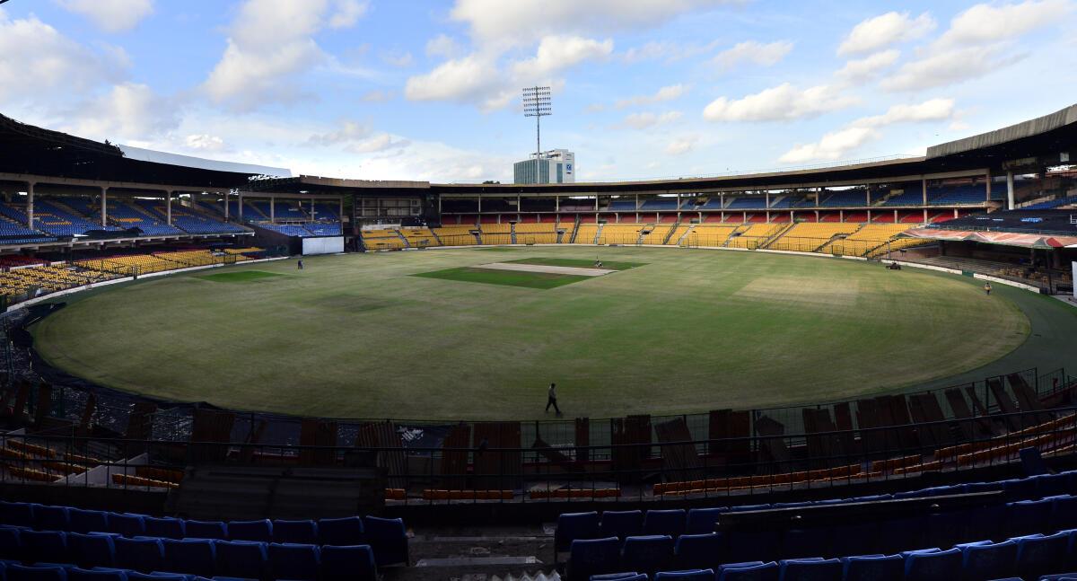 M. Chinnaswamy stadium in Bengaluru.