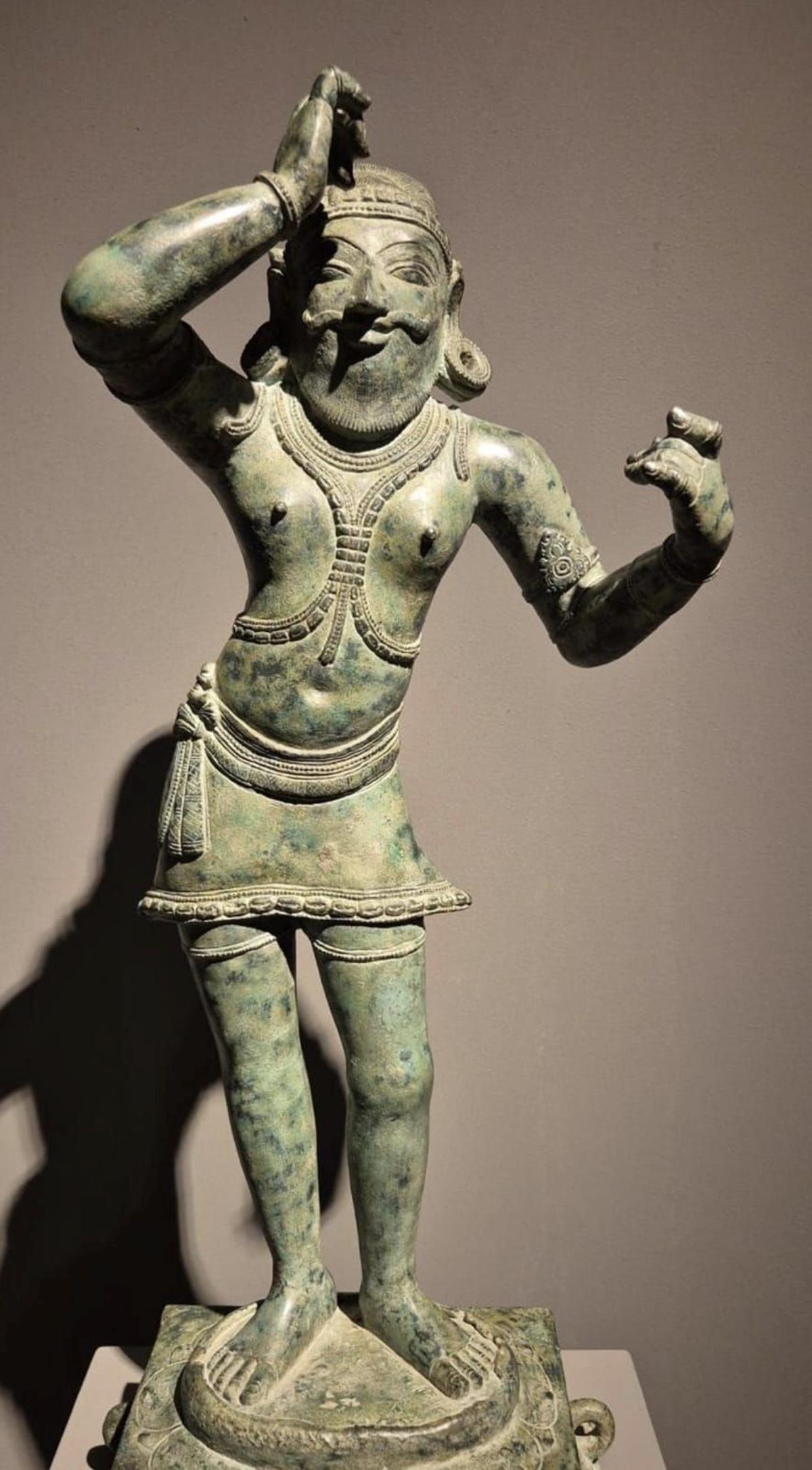 An 11th-12th Century bronze idol of  Kannappa Nayanar, stolen on August 8, 2010, from the Arulmigu  Agneeswaraswamy Temple at  Thirupugalur, Nagapattinam, was intercepted before being sold at the TEFAF Maastricht 2025 art fair in the Netherlands. Dutch officials seized the idol and placed it in the custody of the Netherlands Ministry of Foreign Affairs on March 23.