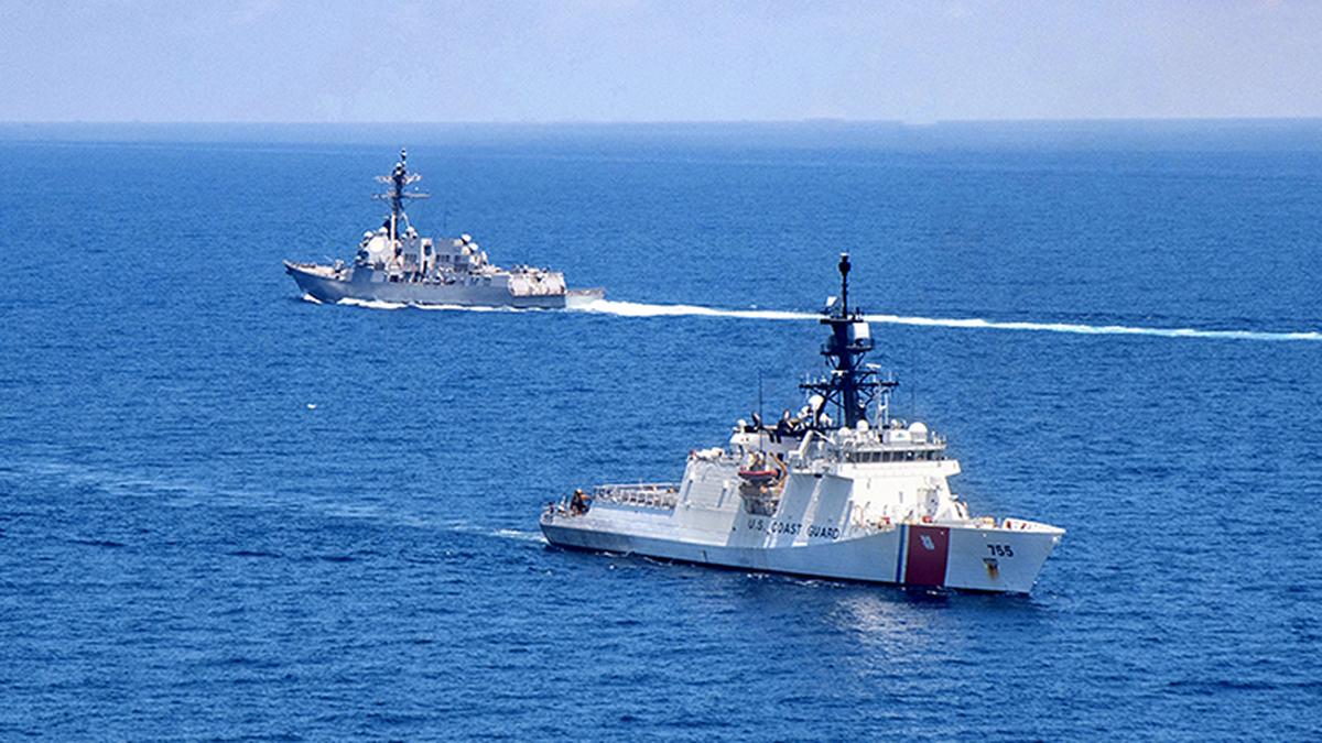 German warships await orders on crossing disputed Taiwan Strait